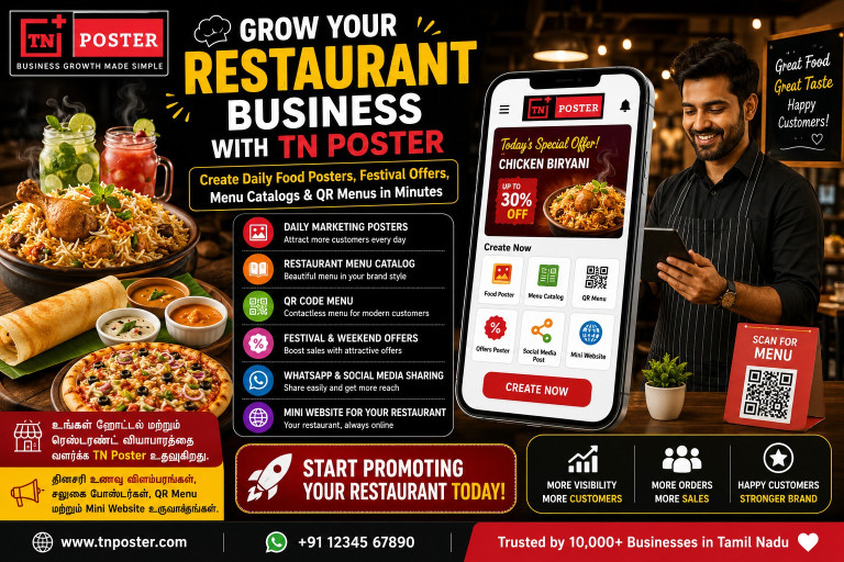 How TN Poster Helps Restaurants Attract More Customers Every Day