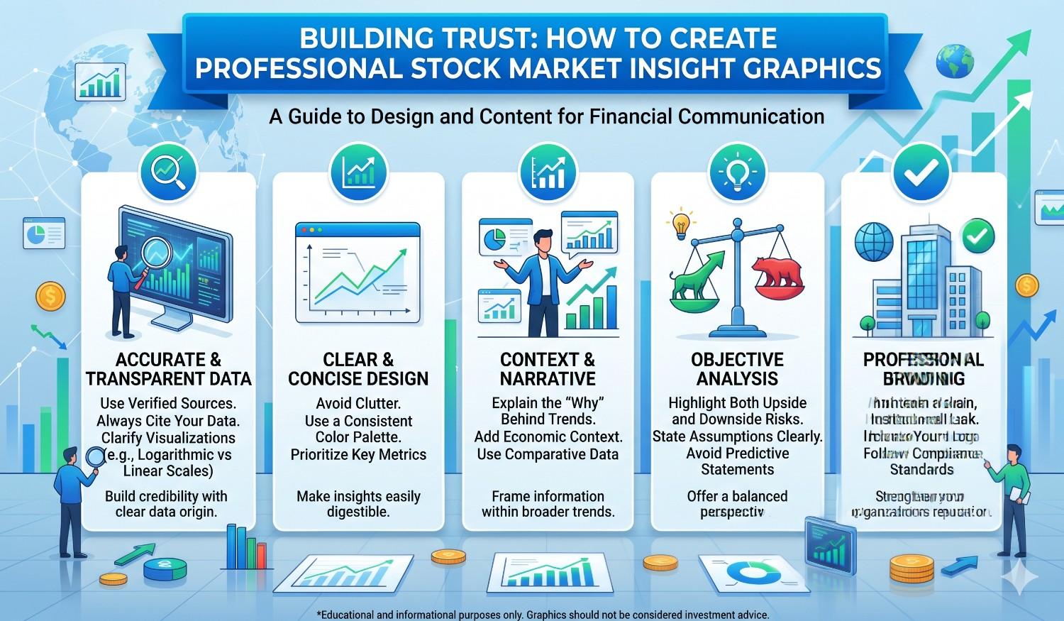 Stock Market,Building Trust: How to Create Professional Stock Market Insight Graphics