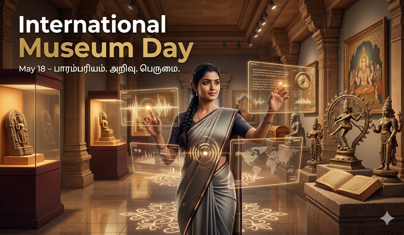 Best poster avaliable forஉலக அருங்காட்சியக தினம் tnposterdownload