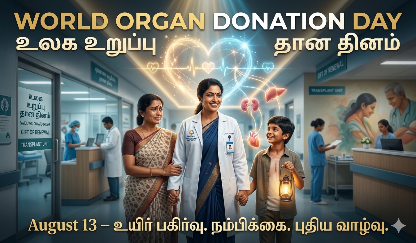 Celebrating World Organ Donation Day | உலக உறுப்பு தான தினம் tnposter download