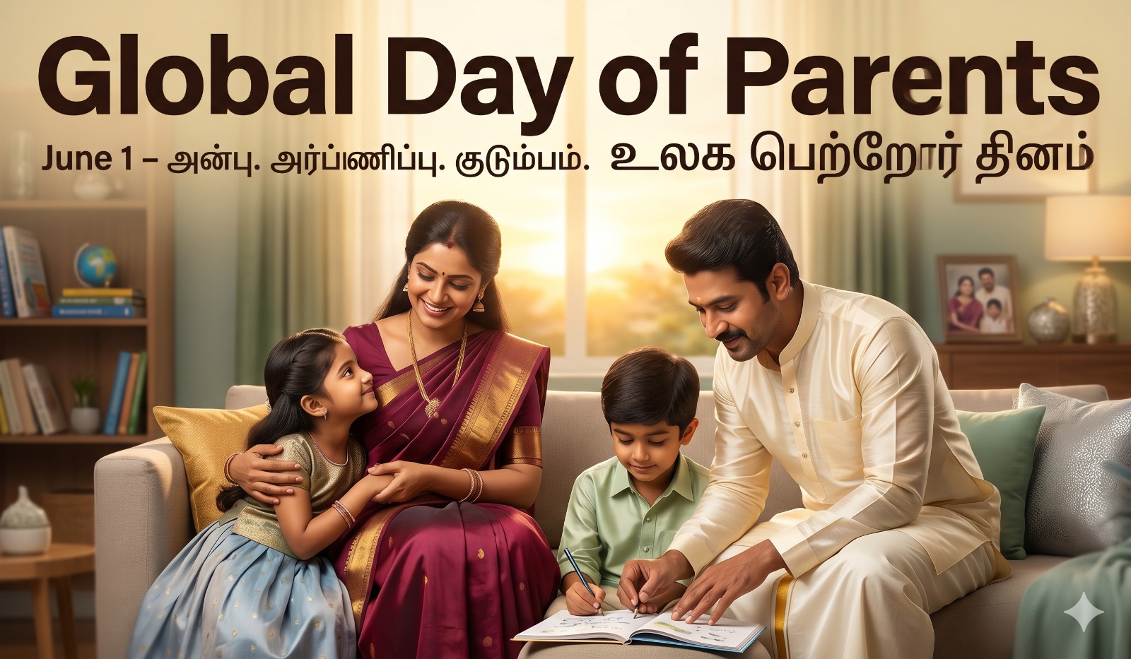 Premium poster in tn poster for  Global Day of Parents | உலக பெற்றோர் தினம் tnposter download