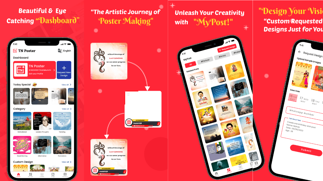 Affordable business Poster Design Packages for 2026 Tamil Nadu business owners