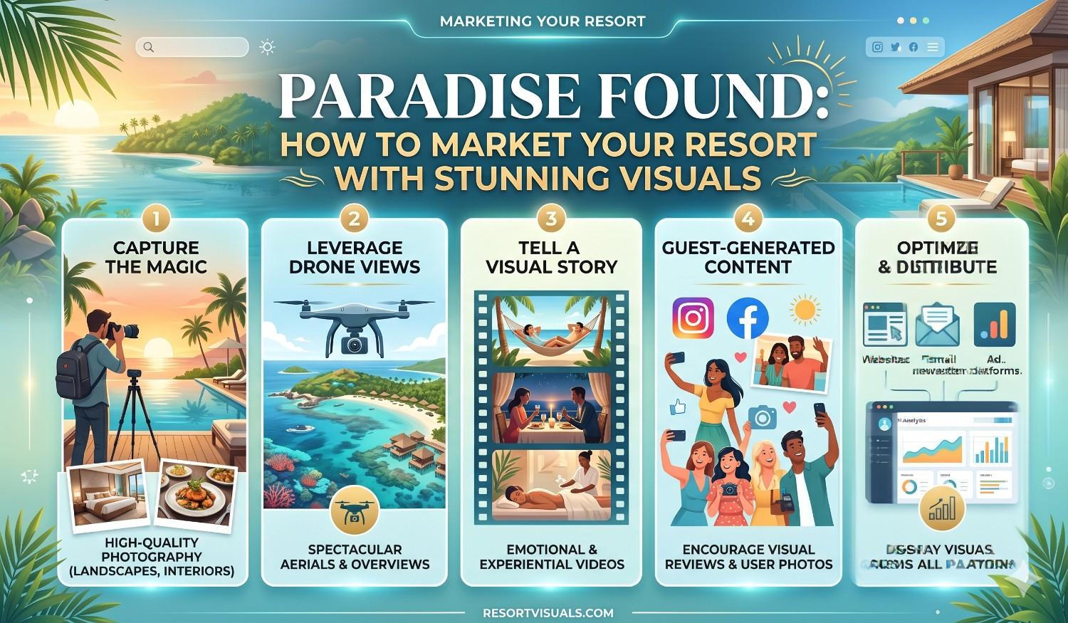 Resorts,Paradise Found: How to Market Your Resort with Stunning Visuals tamil posters